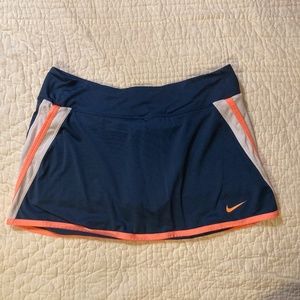 Gray/Orange Nike Tennis Skirt - Womens Large